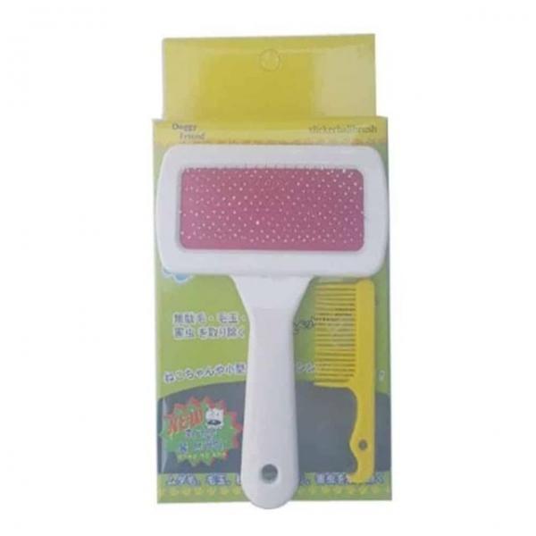 볼브러쉬 M 푸들빗 애견빗 비숑슬리커