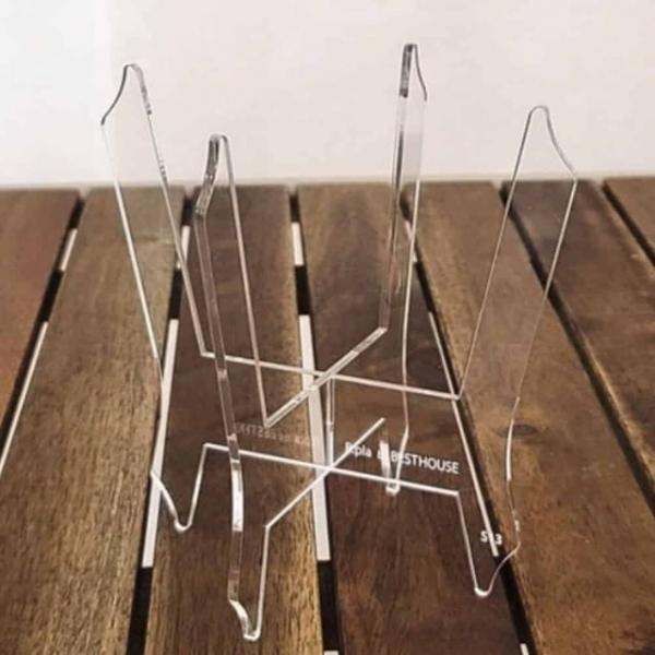 클리어 화분 스텐드 화분받이 화분정리 원형화분받침