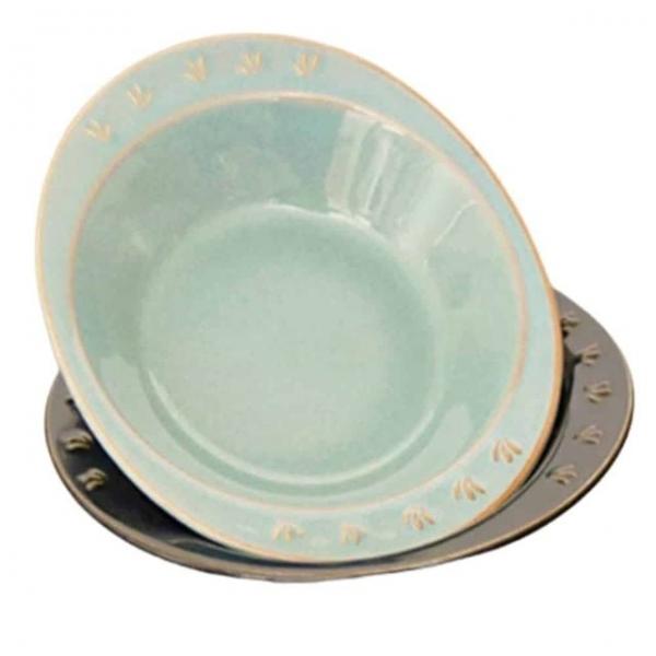 타원찬기 소 4P 사각찬기 사각접시 예쁜도자기그릇