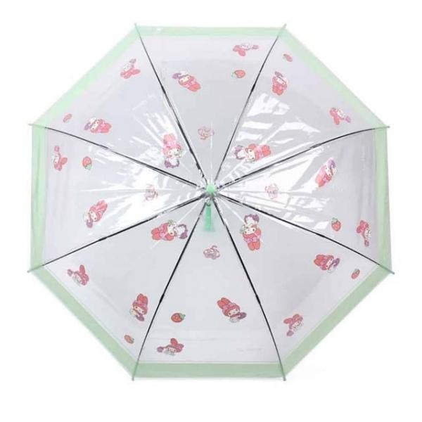 아동우산 마이멜로디 투명 장우산 그린 투명우산 투명비닐우산 초등생우산
