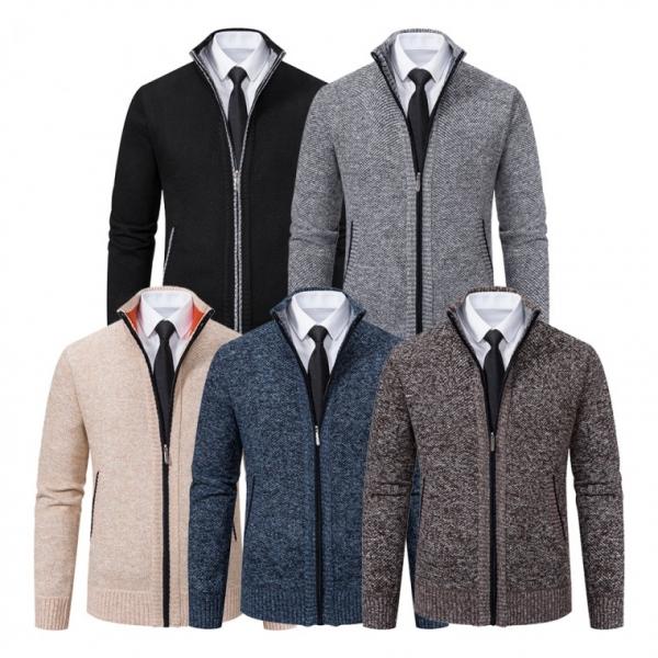 맨즈믹스컬러정장니트집업 남성니트 가디건 집업