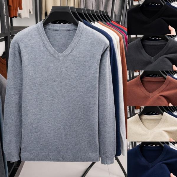 맨즈브이넥니트 남성니트 브이넥 오피스 니트 상의