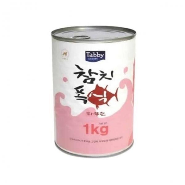 테비 참치 1kg 타우린 냥이간식 고양이간식캔 길냥이캔