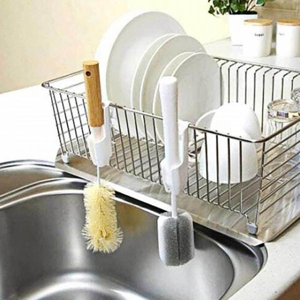병 세척 브러시 홀더 수세미건조대 수세미걸이
