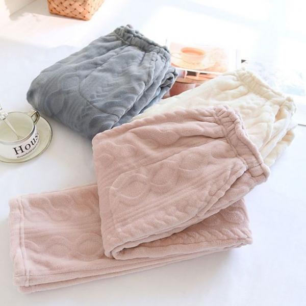 포근 꽈배기 패턴 홈웨어 팬츠