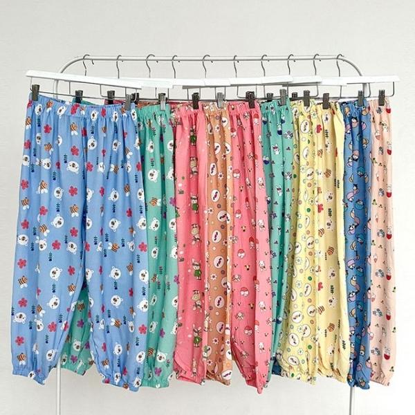 여성용 포포면 9부 조거 실내복 10컬러