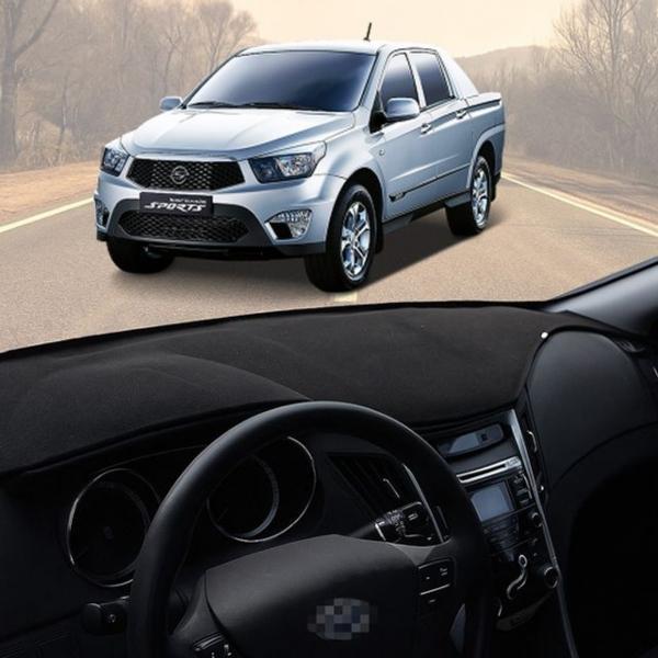 코란도스포츠 대시보드커버 대쉬보드커버 논슬립 썬매트 미끄럼방지 햇빛가리개 몰딩 새차 선물 크리스마스