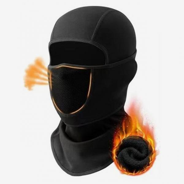 슬림핏 퍼 기모 라이닝 바라클라바 모자