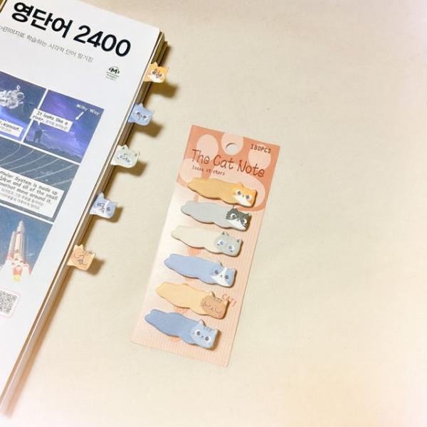 고양이 점착 미니 인덱스
