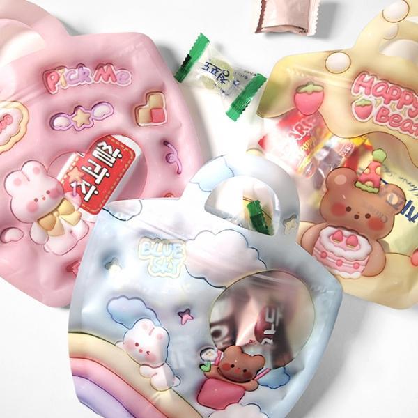 미니 핸들 지퍼백(디자인랜덤) 10개입