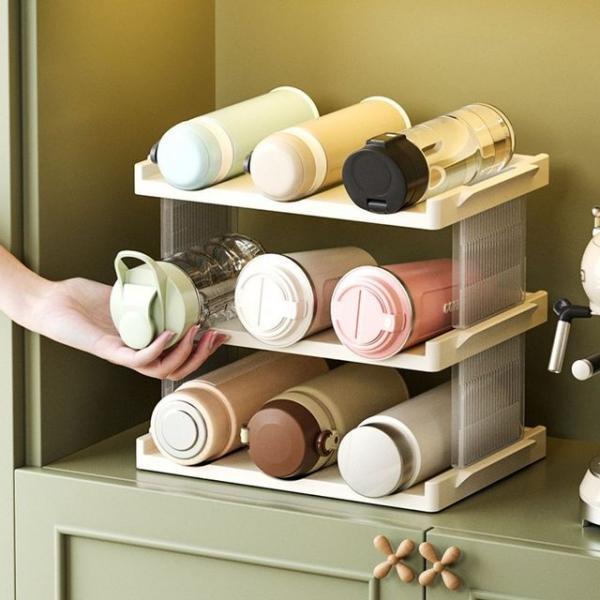 주방 텀블러 건조대 보관함 정리대 수납장 틈새 선반