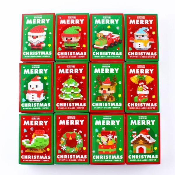 133A] 2000 크리스마스 나노 블록 (12개세트)