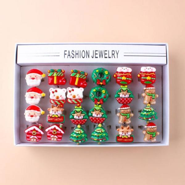 126C] 1000 크리스마스 소복 불빛 반지 (24개세트)