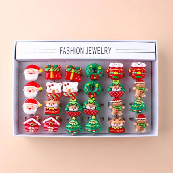 126C] 1000 크리스마스 소복 불빛 반지 (24개세트)