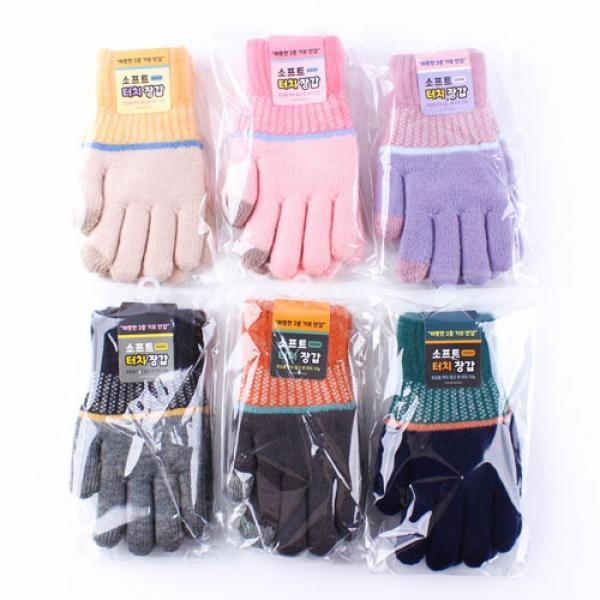 D10] 6000 소프트 터치 장갑 (12개세트)