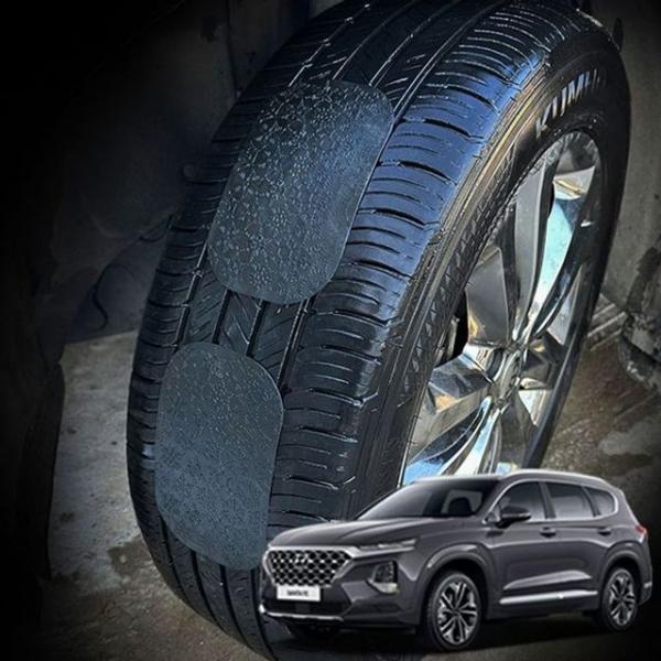 싼타페TM 붙이는 스노우체인 스노우패치