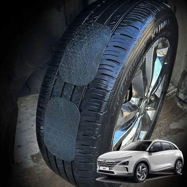 넥쏘 붙이는 스노우체인 스노우패치