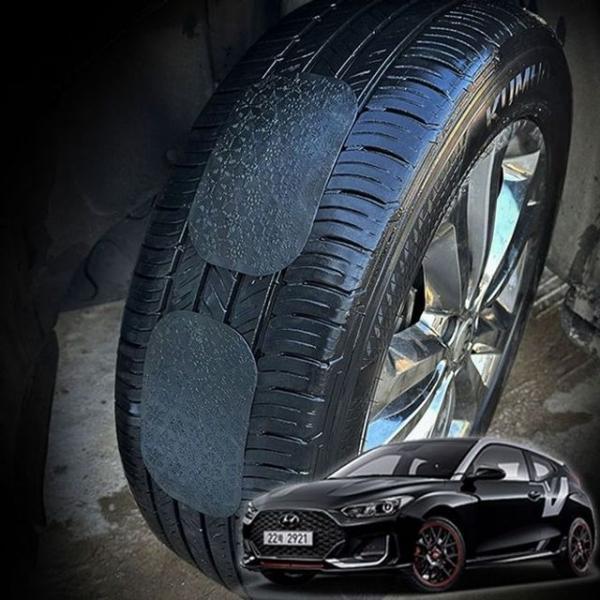 벨로스터N라인 붙이는 스노우체인 스노우패치