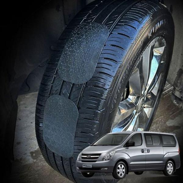 그랜드스타렉스 붙이는 스노우체인 스노우패치