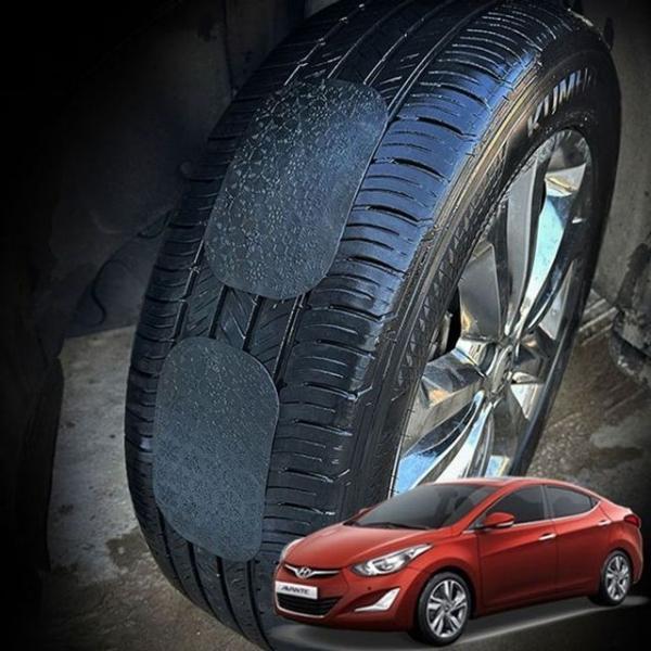 아반떼AD 붙이는 스노우체인 스노우패치