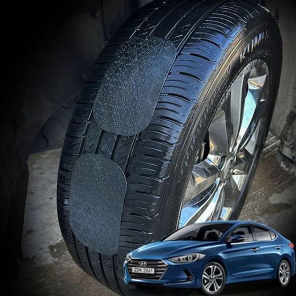 더뉴아반떼AD 붙이는 스노우체인 스노우패치