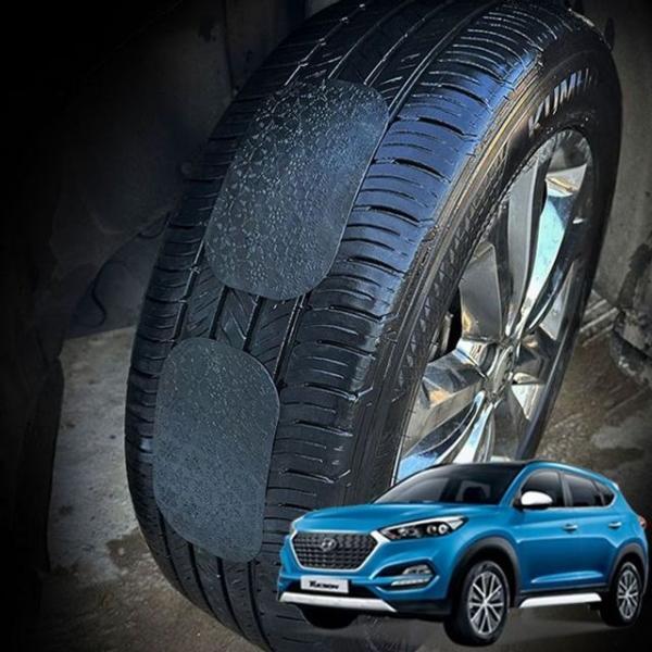 투싼IX 붙이는 스노우체인 스노우패치