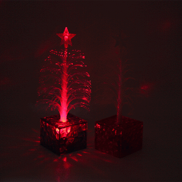 E14] 3000 불이 잘 들어오지 않는 광섬유 미니트리[벌크][B급/설명참고] (10개세트)