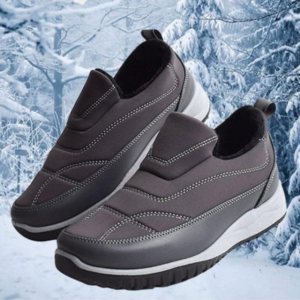 남성 여성 누빔 패딩슬립온 겨울 방수 방한화 안감퍼