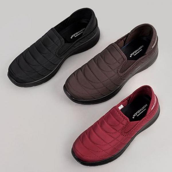 남성 여성 누빔 방한슬립온 다용도 생활방수 방한화