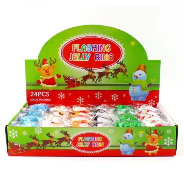 A] 1500 크리스마스 불빛 반지 (24개세트)