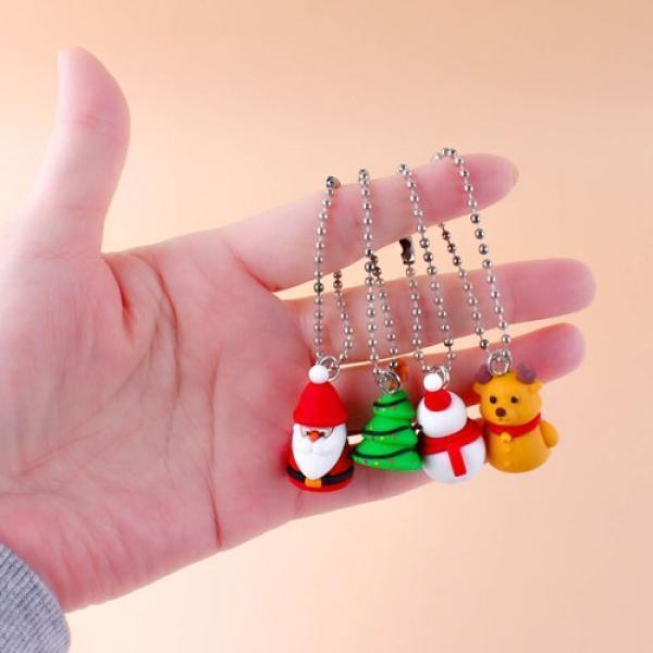 A] 1000 크리스마스 클레이 키링 (18개세트)
