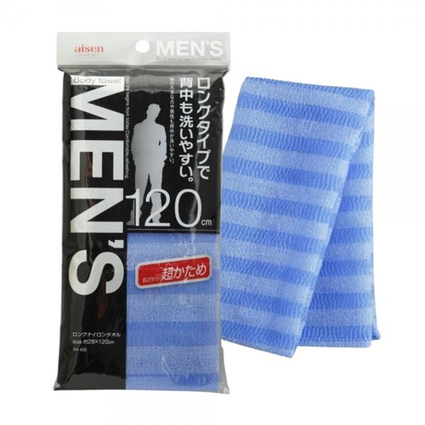 120cm 남성용 일본제 목욕타월 단단한 하드타입