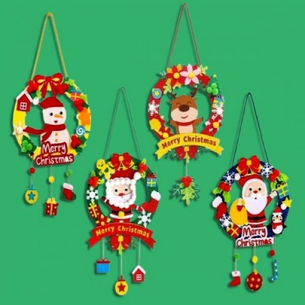 크리스마스 LED방문걸이 만들기 (4종-1개 랜덤발송)