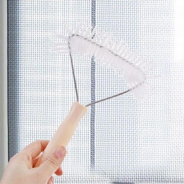 먼지 틈새 청소솔 베란다 방충망 청소 브러쉬