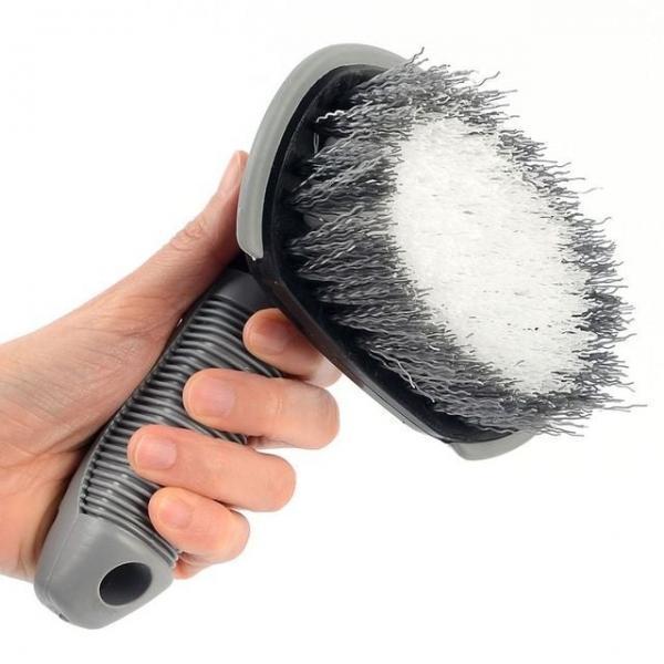 차량용브러시 라운드형 타이어 청소솔 타이어관리