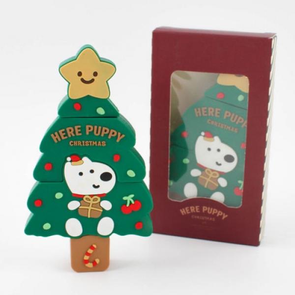 D10] 6000 크리스마스 트리 형광펜 (4개세트)