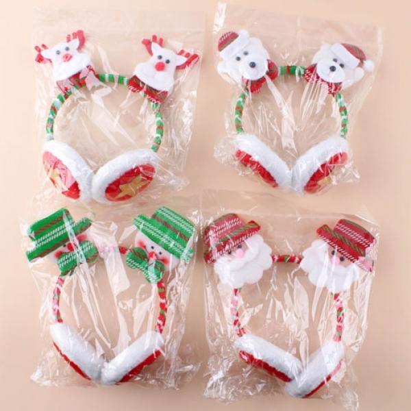 133A] 5000 크리스마스 장식 귀마개 (4개세트)