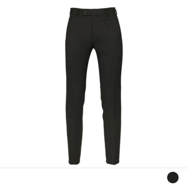 포니르 블랙 슬림핏 수트 팬츠 (겨울)