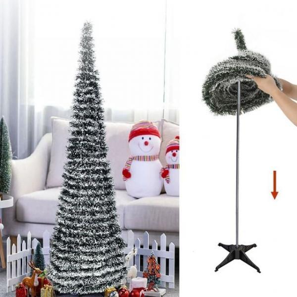 (큰손할인) 크리스마스 매직트리 원룸 소품 모루 장식 자취방 데코 미니 작은 간편설치 홈파티 꾸미기