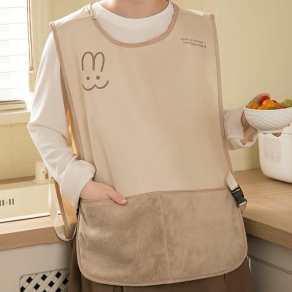 조끼형 방수 앞치마 주방 카페 미용실 작업 오염방지