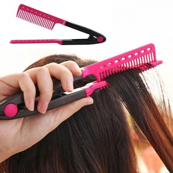 V형 볼륨 클립 빗 2p 남성 헤어스타일 머리빗 브러시 머리빗