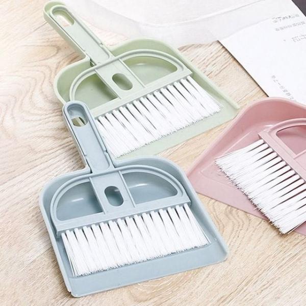 미니 빗자루 세트 쓰레받기 틈새 청소도구 브러쉬