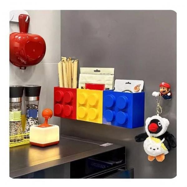 주방 수납 정리함 사각형 틈새 펜꽂이 소품 트레이