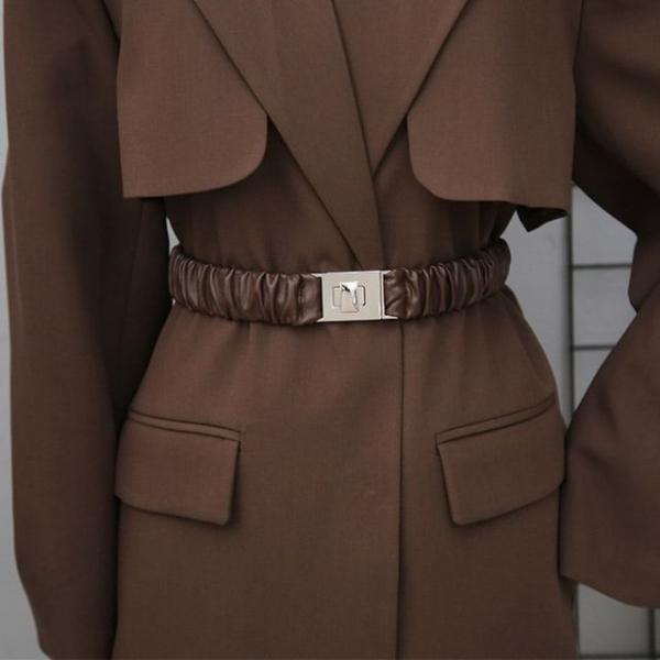 여성 코트 가죽 벨트 정장 원피스 패션 빈티지 허리띠