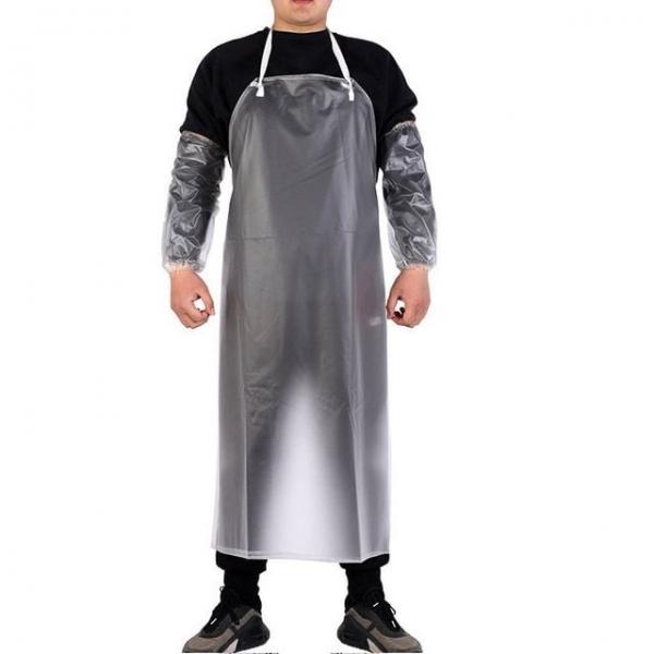 방수 투명 앞치마 주방 업소 작업 오염방지 롱앞치마