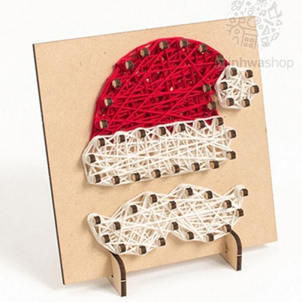 민화샵 크리스마스 스트링아트 산타