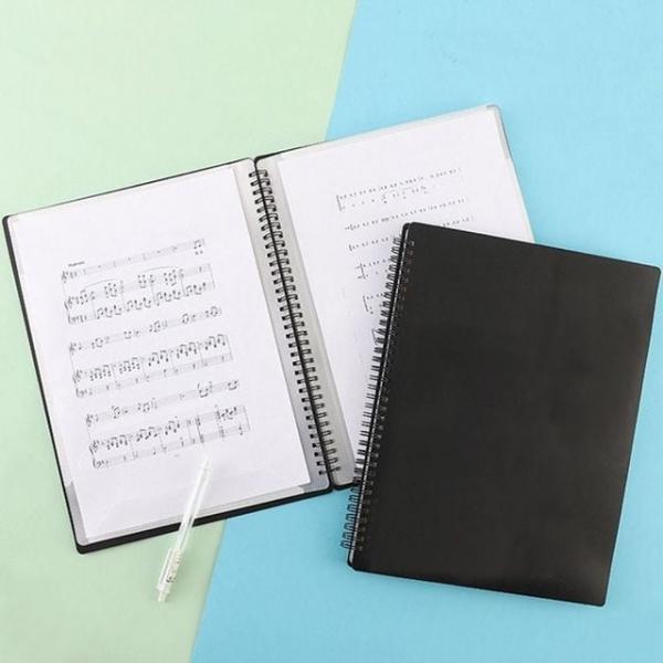연주악보화일 연습 연주 바로수정 끼우는 메모가능악보집 20포켓
