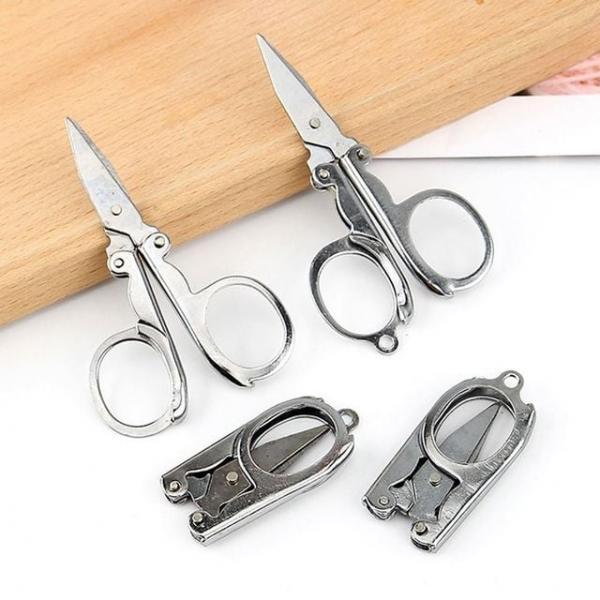 포켓폴딩가위 여행 포켓 변색방지 정교한 문구가위 중