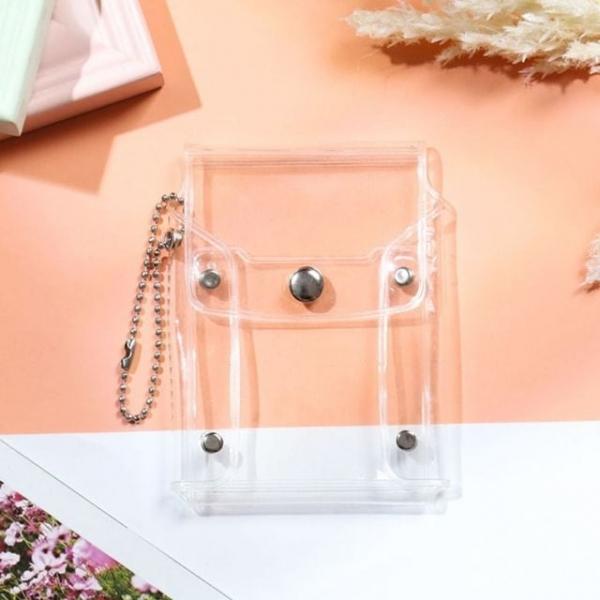 휴대용카드홀더 사원증 휴대용 립스틱수납 변색없는 교통카드집 세로형