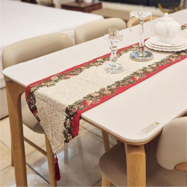 (이거찜) 카페 디스플레이 크리스마스 테이블 러너 테이블보 식탁보 연말 홈파티
